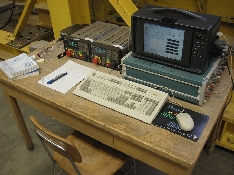 View of 407 controllers and computer